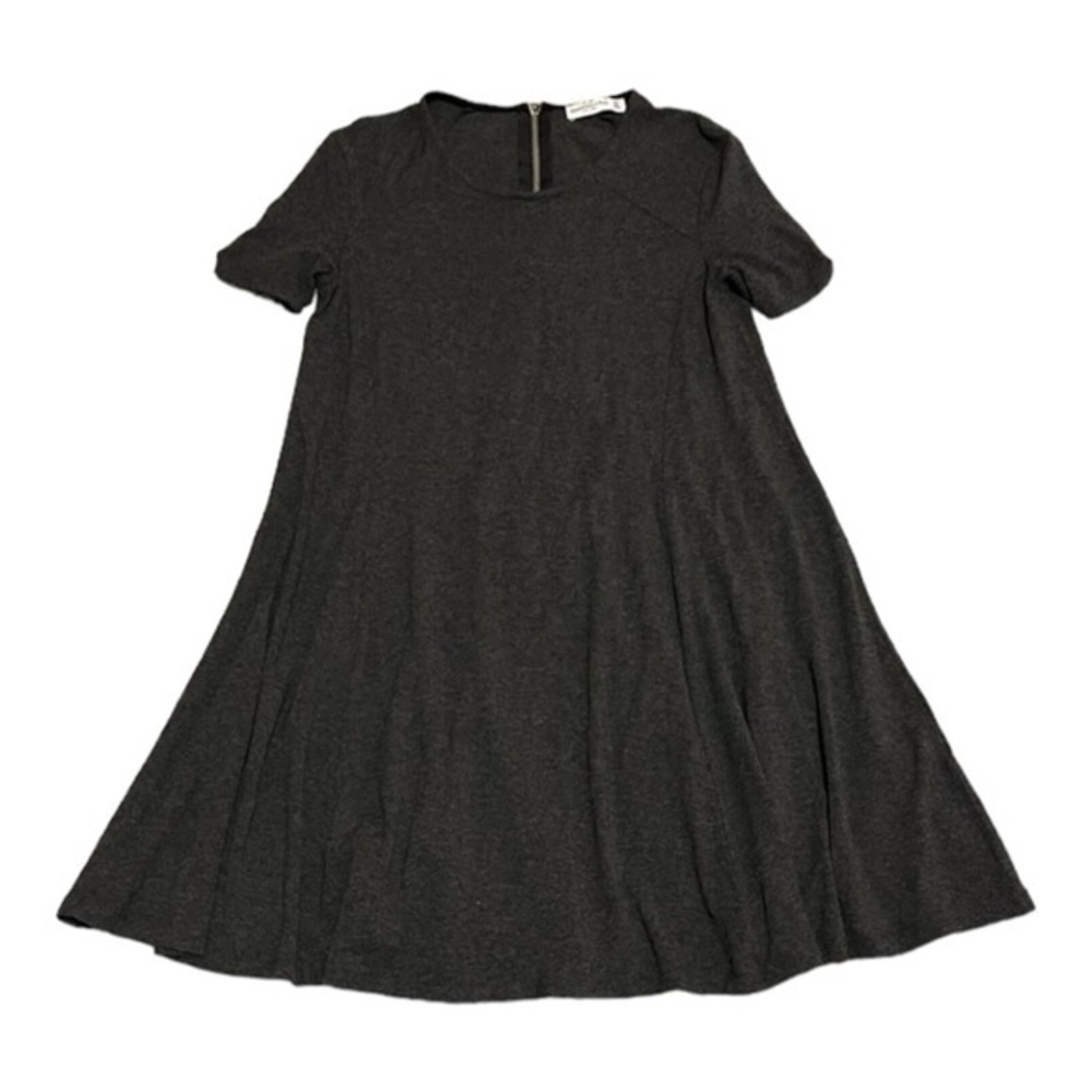 Abercrombie & Fitch Black, Back Zip, Skater Fit and Flare Mini Dress sz …